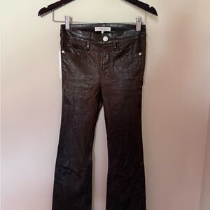 Frame Denim Le Crop Mini Boot - Rich Brown